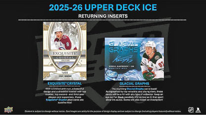 2025-26 Upper Deck NHL Ice Hockey Hobby Box