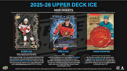 2025-26 Upper Deck NHL Ice Hockey Hobby Box