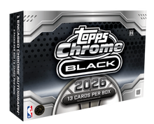 2025-26 Topps Chrome Black Basketball Hobby Box