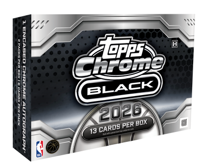 2025-26 Topps Chrome Black Basketball Hobby Box