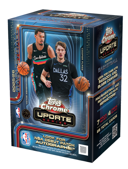 2025-26 Topps Chrome Update Series Basketball Value Box