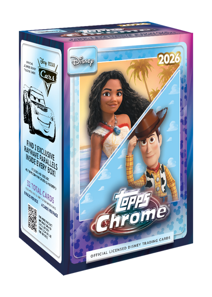 2026 Topps Chrome Disney Value Box