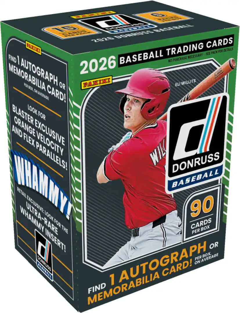 2026 Donruss Baseball Factory Sealed Blaster Box