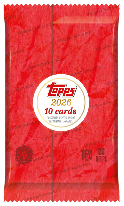 2026 Topps Holiday Football Mega Box