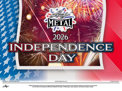 2026 Leaf Metal Independence Day Founding Fathers Hobby Box