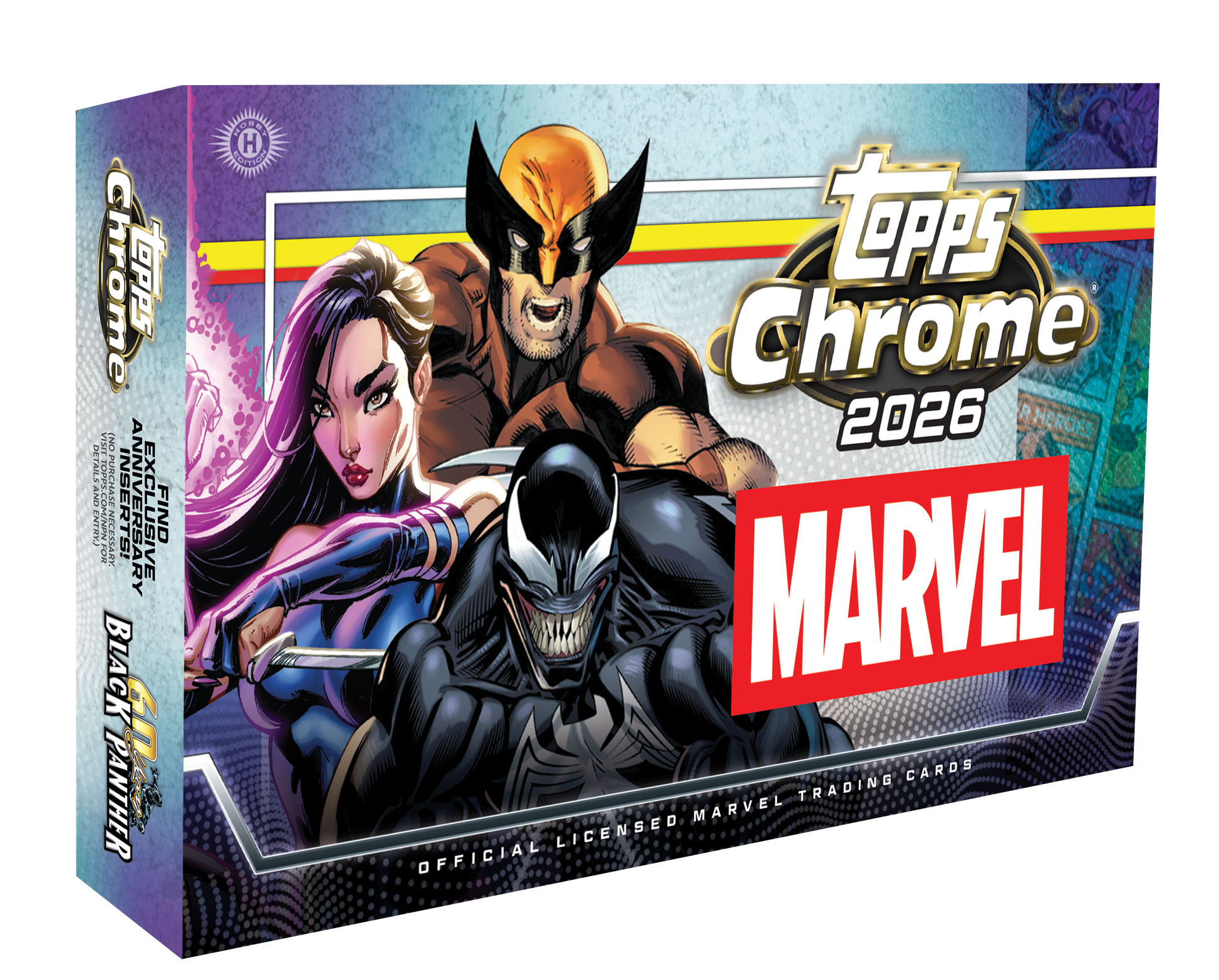 2026 Topps Chrome Marvel Comics Hobby Box