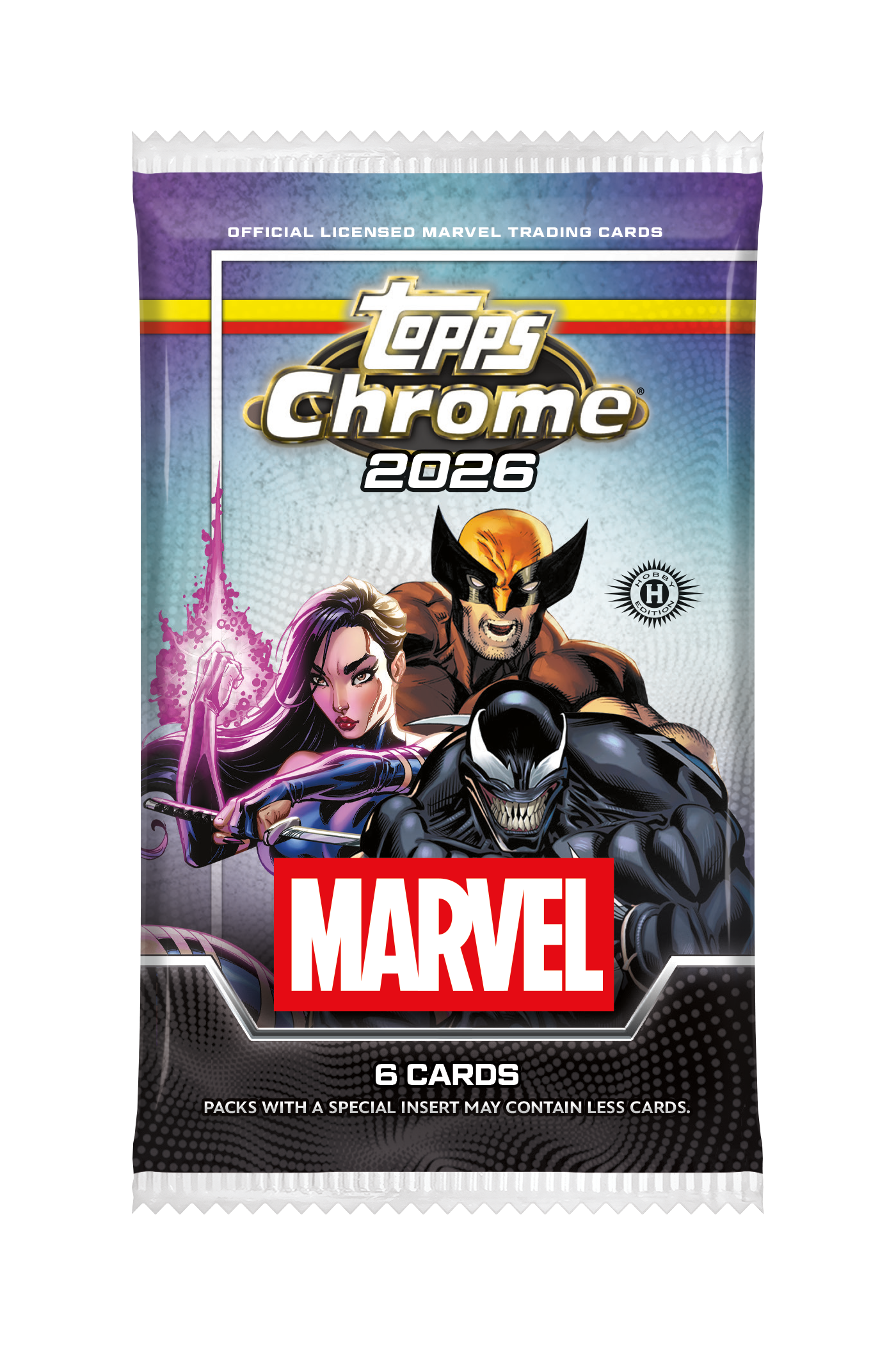 2026 Topps Chrome Marvel Comics Hobby Box