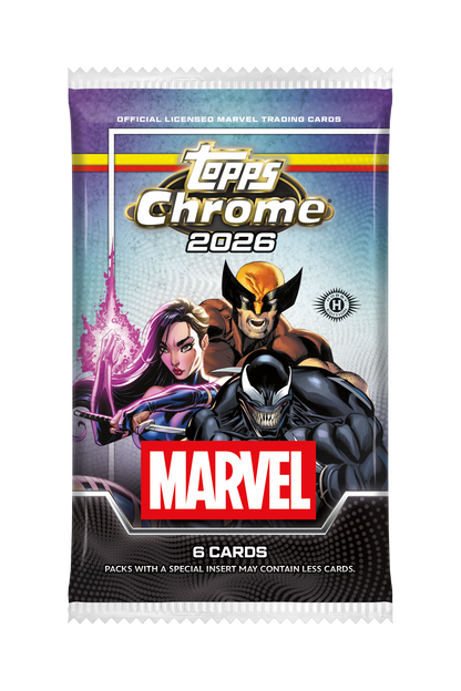 2026 Topps Chrome Marvel Comics Hobby Box