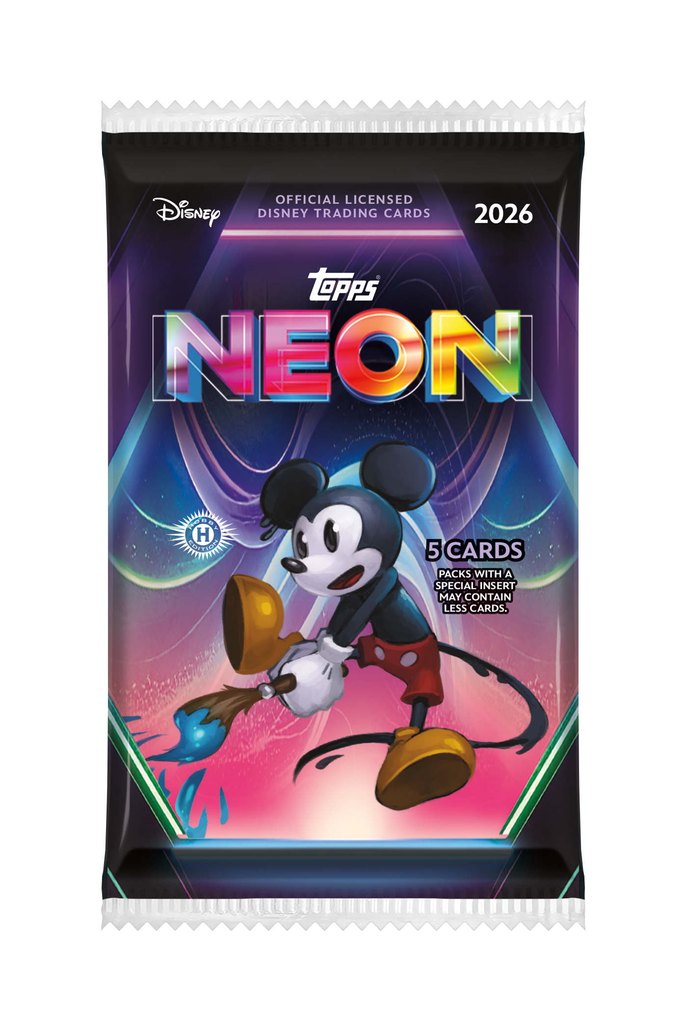 ミッキーマウス 2026 Topps Disney Neon  Caps ✨ FIRST LOOK: 2026 Topps Disney Neon ✨ 2026 Topps Disney Neon