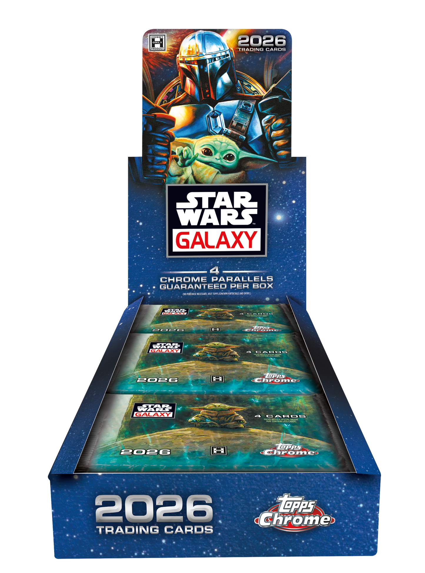 2026 Topps Star Wars Chrome Galaxy Hobby Box
