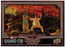 2023 Upper Deck Marvel Shang-Chi Silver Parallel Card 26 "Seeing The World" /199