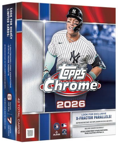 2026 Topps Chrome Baseball Mega Box