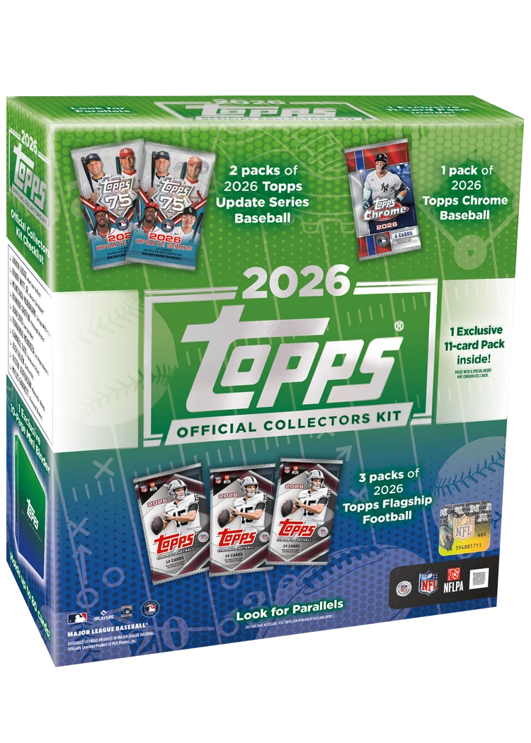 2026 Topps Collector Kit MLB x NFL with 7 Packs