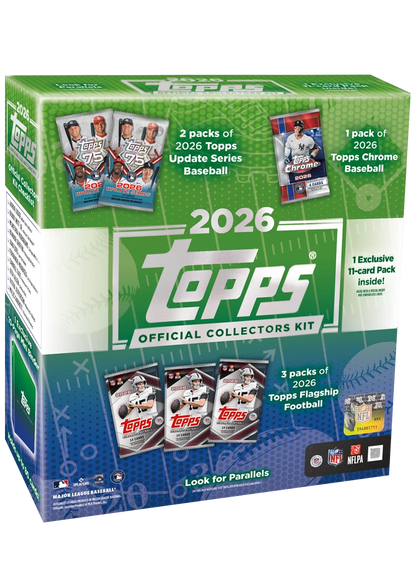 2026 Topps Collector Kit MLB x NFL with 7 Packs