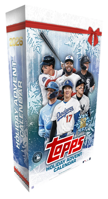 2026 Topps Baseball Holiday Advent Calendar Box