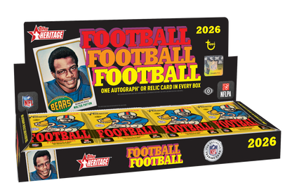 2026 Topps Heritage Football Hobby Box
