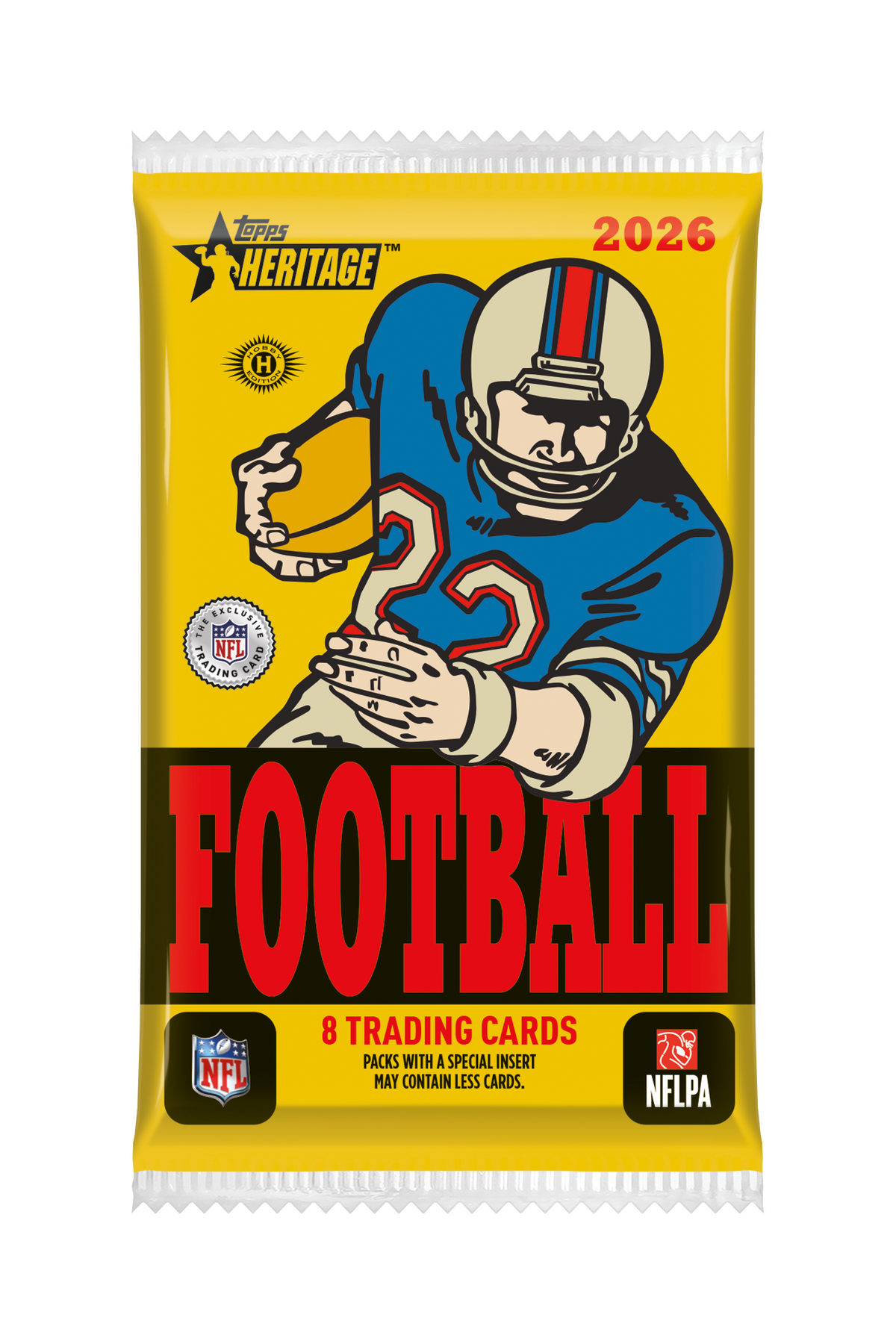 2026 Topps Heritage Football Hobby Box
