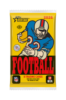 2026 Topps Heritage Football Hobby Box