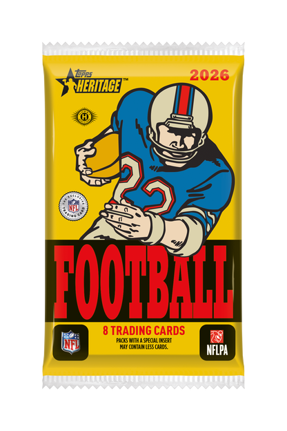 2026 Topps Heritage Football Hobby Box