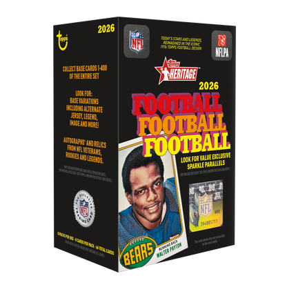 2026 Topps Heritage Football Value Box