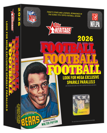 2026 Topps Heritage Football Mega Box