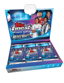 2025-26 Topps Finest UEFA Club Competitions Soccer Hobby Box