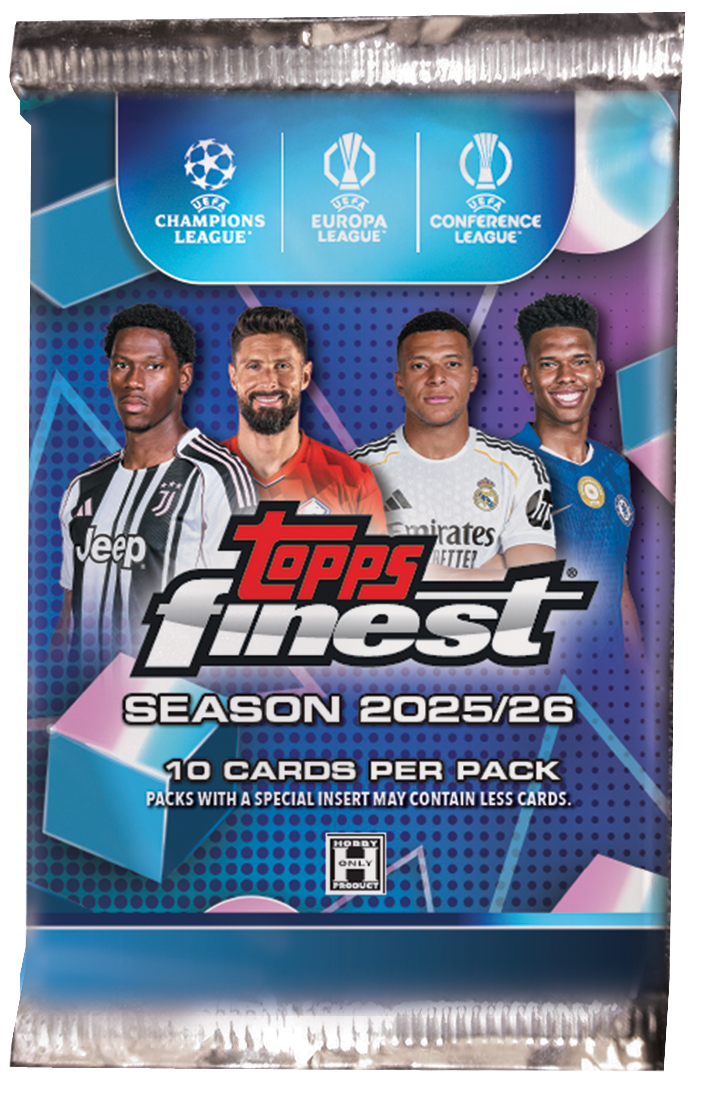 2025-26 Topps Finest UEFA Club Competitions Soccer Hobby Box