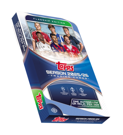 2025-26 Topps UEFA Club Competitions Soccer Hobby Box