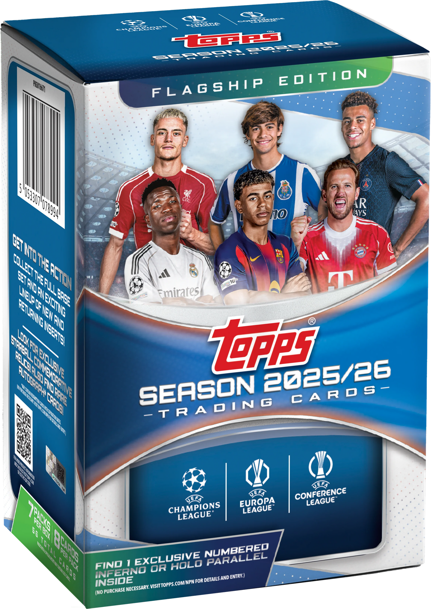 2025-26 Topps UEFA Club Competitions Soccer Value Box