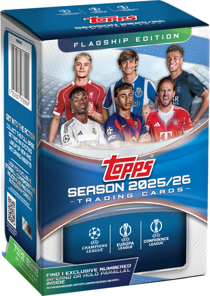 2025-26 Topps UEFA Club Competitions Soccer Value Box