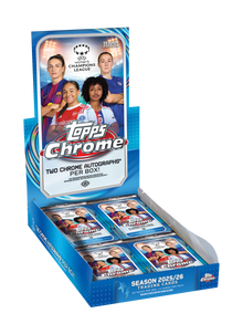 2025-26 Topps Chrome UEFA Women's Champions League Soccer Hobby Box