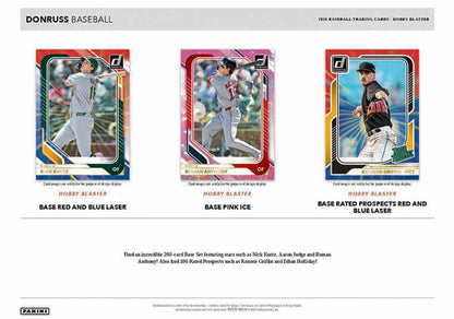 2026 Donruss Baseball Factory Sealed Blaster Box