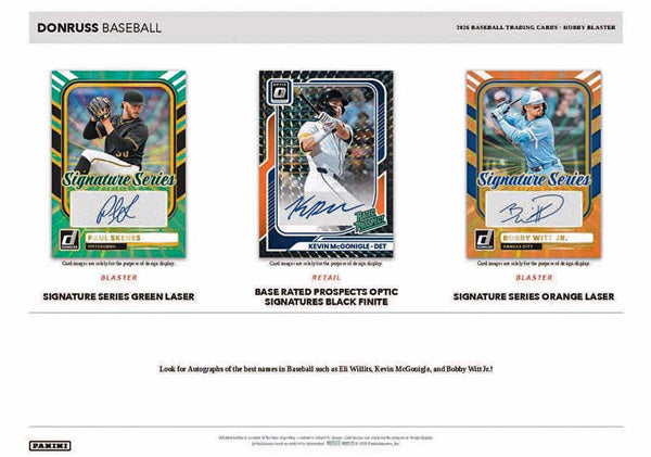 2026 Donruss Baseball Factory Sealed Blaster Box