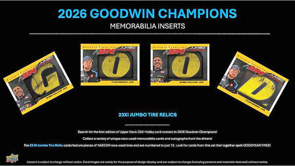 2026 Upper Deck Goodwin Champions Trading Card Hobby Box