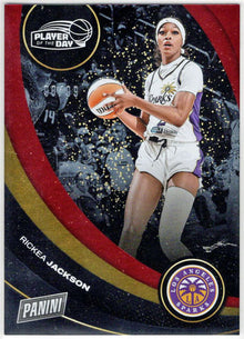 2025 Panini WNBA Player of the Day Red Parallel Card 27 Rickea Jackson 98/99