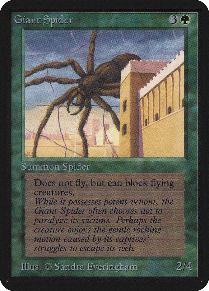 Magic: The Gathering MTG Giant Spider [Alpha Edition] Graded CGC