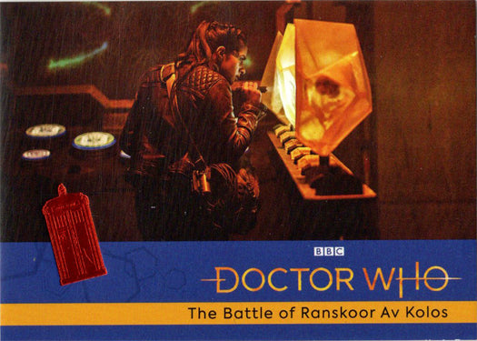 2022 Doctor Who Series 11 & 12 Orange Parallel Card 29 "The Battle Of…" /50