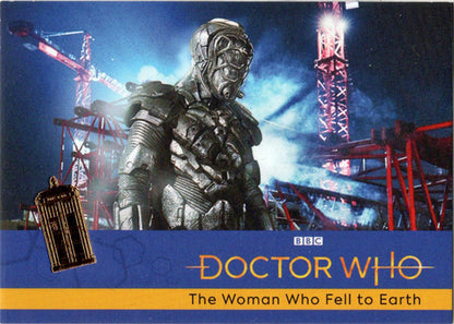 2022 Doctor Who Series 11 & 12 Gold Parallel Card 2 "The Woman Who Fell..." /99