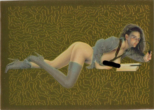 Sorayama 2 Chromium Creatures Base Card 2 "Sultry Study"