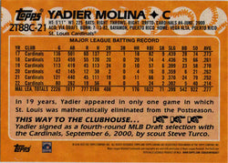 Topps Series Two Baseball 2023 Chrome Silver Card 2T88C-21 Yadier Molina