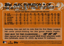 Topps Series 2 Baseball 2023 Chrome Silver Parallel Card 2T88C-80 Burleson 23/75