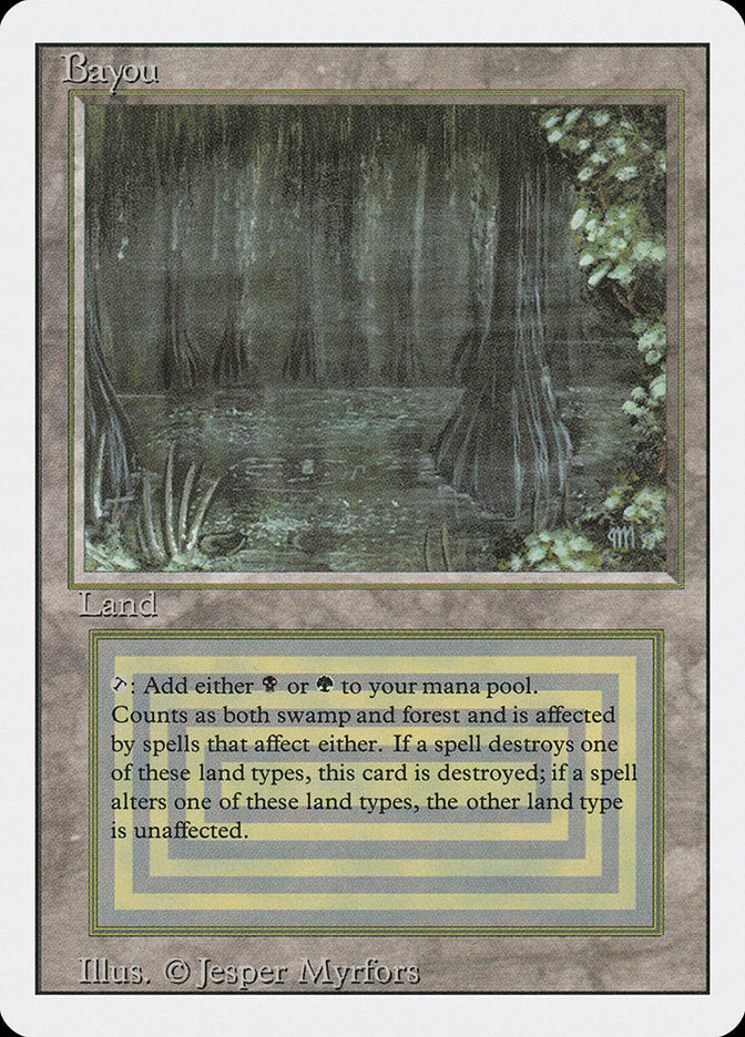 Magic: The Gathering MTG Bayou [Revised Edition] Graded CGC 8.5 NM/Mint+