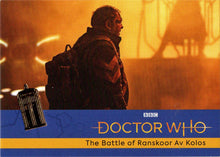 2022 Doctor Who Series 11 & 12 Gold Parallel Card 30 "The Battle Of..." /99