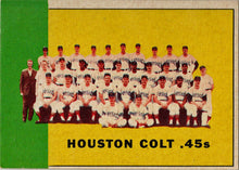 Topps Baseball 1963 Base Card 312 Houston Colt .45s