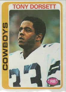 Topps Football 1978 Base Card 315 Tony Dorsett