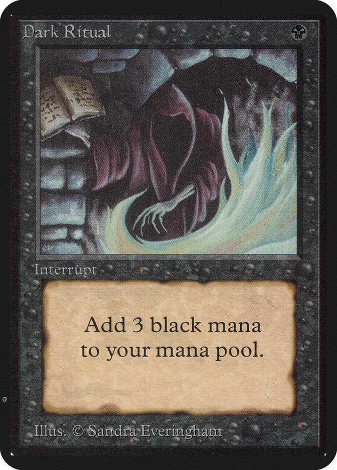 Magic: The Gathering MTG Dark Ritual [Alpha Edition] Graded CGC 7.5 Near Mint+