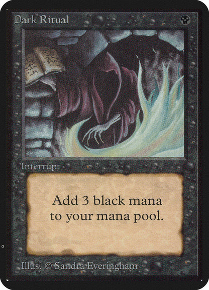 Magic: The Gathering MTG Dark Ritual [Alpha Edition] Graded CGC 7.5 Near Mint+