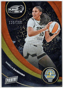 2025 Panini WNBA Player of the Day Orange Parallel Card 31 Kamilla Cardoso /199