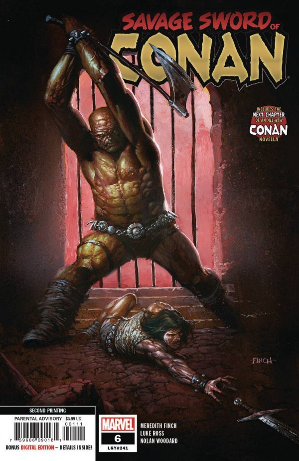 Savage Sword of Conan #6 2nd Printing Finch