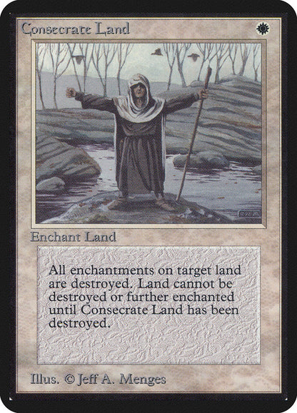 Magic: The Gathering MTG Consecrate Land [Alpha Edition] Graded CGC 6.5 Ex/NM+